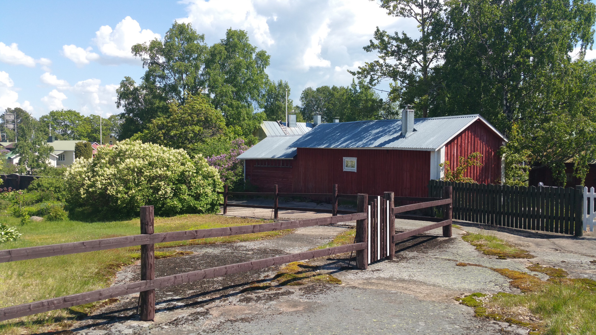 Tammion kuja näkymä Tammion kalastajakylässä